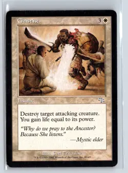 CHASTISE - Judgment - MTG Magic the Gathering Card - Uncommon - Image 1