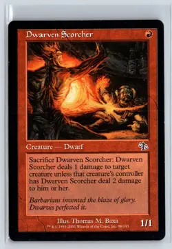 DWARVEN SCORCHER - Judgment - MTG Magic the Gathering Card - Common - Image 1