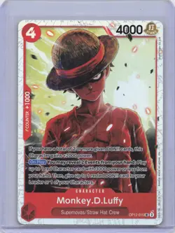 Legacy of the Master #OP12-015 Monkey.D.Luffy - Image 1