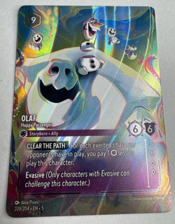 Disney Lorcana - OLAF Happy Passenger 209/204 - ENCHANTED NM EN Shimmering Skies - Image 3