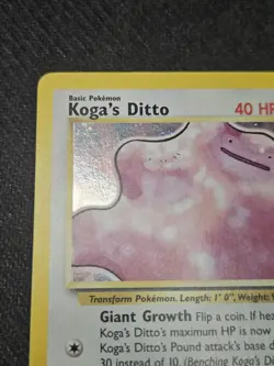 Koga's Ditto 10/132 - Gym Challenge - Pokemon Card TCG Holo LP - Image 2