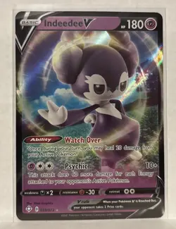 Indeedee V Ultra Rare - 039/072 - Shining Fates Pokemon 2021 - Image 1