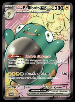 2023 Pokemon Black Star Promo Iono's Bellibolt Ex #SVP EN 194 - Image 1