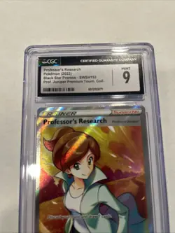 Pokemon TCG Professor's Research Sword & Shield Promo SWSH152, Graded CGC 9 Mint - Image 2