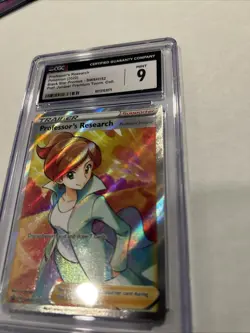 Pokemon TCG Professor's Research Sword & Shield Promo SWSH152, Graded CGC 9 Mint - Image 4