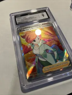 Pokemon TCG Professor's Research Sword & Shield Promo SWSH152, Graded CGC 9 Mint - Image 5