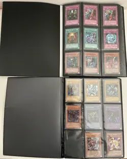 Yugioh Vintage 9 Foil/720 Card Binder Lot Dark Magician Blue-Eyes Red-Eyes 2002 - Image 2