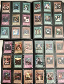 Yugioh Vintage 9 Foil/720 Card Binder Lot Dark Magician Blue-Eyes Red-Eyes 2002 - Image 3