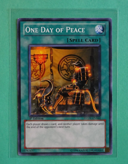 2011 Yugioh Photon Shockwave ONE DAY OF PEACE #PHSW-EN060. (HP Condition) - Image 1