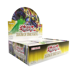 Yugioh Doom of Dimensions 1st Edition Booster Box [24-Packs] Sealed Pre-Sale - Image 1