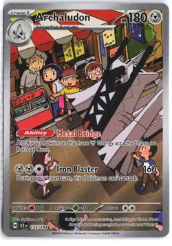Archaludon 155/142 Illustration Rare Stellar Crown Pokemon NM - Image 1