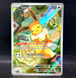 2025 POKEMON SCARLET & VIOLET (SVP) EEVEE 173 PROMO ILLUSTRATION RARE - Image 1