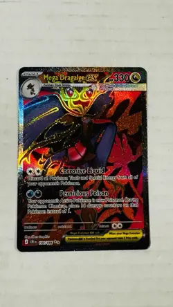 MEGA DRAGALGE EX POKEMON ME04: CHAOS RISING ULTRA RARE FULL ART HOLO 104/086 - Image 1