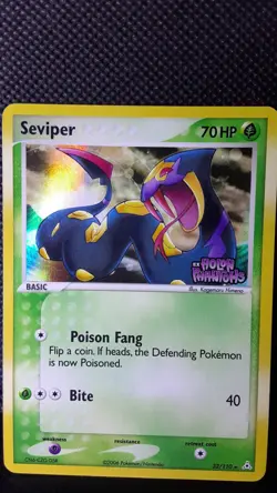 Seviper #32 [Holo] [EX Holon Phantoms Stamped] Pokemon Holon Phantoms - Image 1