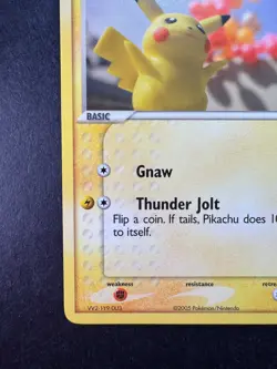 2005 Pokemon Pikachu 16/17 POP Series 2 Non-Holo Regular TCG - Image 4