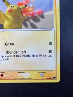 2005 Pokemon Pikachu 16/17 POP Series 2 Non-Holo Regular TCG - Image 5