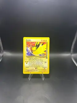 Zapdos #23 Black Star Promo WOTC Pokemon Legendary Bird Vintage TCG 1999 LP - Image 1