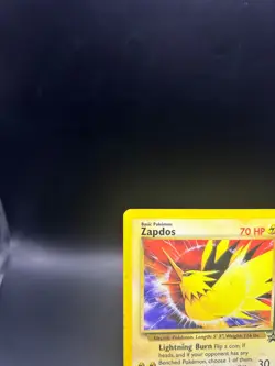 Zapdos #23 Black Star Promo WOTC Pokemon Legendary Bird Vintage TCG 1999 LP - Image 3