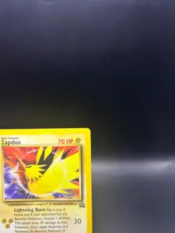 Zapdos #23 Black Star Promo WOTC Pokemon Legendary Bird Vintage TCG 1999 LP - Image 4