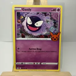 Gastly 64/196 Lost Origin Trick or Trade Pokemon TCG - Image 1