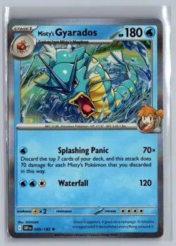 Misty's Gyarados 049/182 Rare Destined Rivals Pokemon Holo Near Mint - Image 1