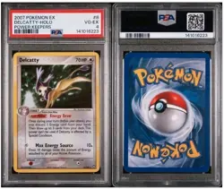 2007 POKEMON EX POWER KEEPERS #8 DELCATTY-HOLO POWER KEEPERS PSA 4 VG-EX - Image 2