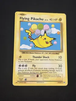 Flying Pikachu 110/108 Evolutions Regular Pokemon TCG - HP - Image 1