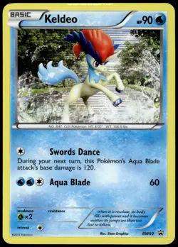 Keldeo - BW60 BW60 Promo Black And White Promo Pokemon MP - Image 1