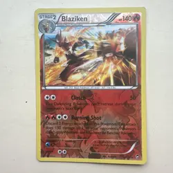 Pokemon TCG Blaziken 14/111 Reverse Holo Rare X&Y Furious Fists English 2015 - Image 4