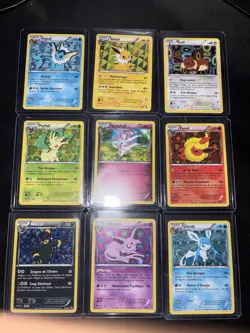 (French) Pokemon Eeveelutions Black And White Promos Full Set BW87-94 - Image 1
