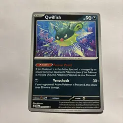 Qwilfish ME04: Chaos Rising 052/086 Common Reverse Holo Pokemon Near Mint - Image 1