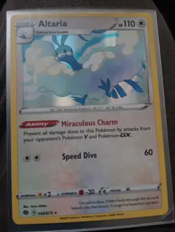 2020 POKEMON CHAMPIONS PATH ALTARIA 049/073 HOLO - Image 1
