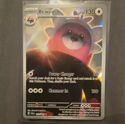 Pokemon Bewear 079/064 Sv: Shrouded Fable Illustration Rare Full Art Holo NM - Image 1