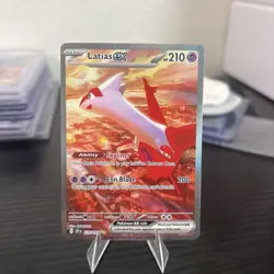 Pokemon Surging Sparks Latias EX 239/191 Special Illustration Rare SIR - Image 1