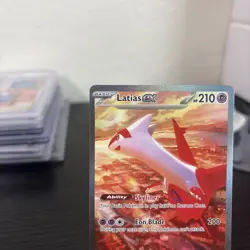 Pokemon Surging Sparks Latias EX 239/191 Special Illustration Rare SIR - Image 2