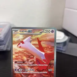 Pokemon Surging Sparks Latias EX 239/191 Special Illustration Rare SIR - Image 3