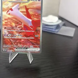 Pokemon Surging Sparks Latias EX 239/191 Special Illustration Rare SIR - Image 4