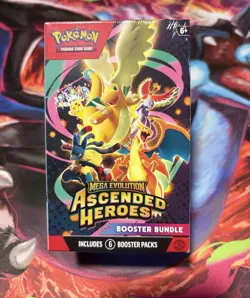 Pokemon Ascended Heroes Booster Bundle Factory Sealed - Image 1