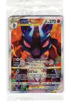Pokemon SWSH291 Lucario VSTAR Sealed Promo - Image 1