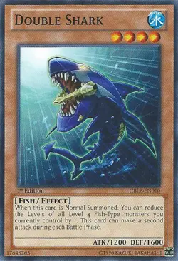 Double Shark - CBLZ-EN010 - Common - Unlimited Edition - Damaged - Image 1