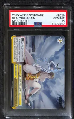 Weiss Schwarz SEA, YOU, AGAIN RRR PSA 10 - Image 1