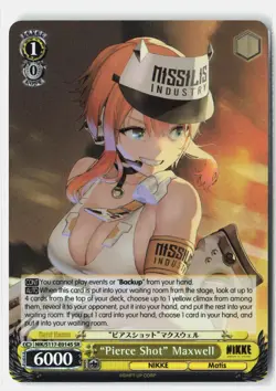 "Pierce Shot" Maxwell (SR) NIK/S117-E014S SR GODDESS OF VICTORY: NIKKE NM - Image 1