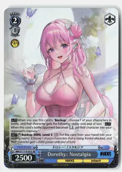Dorothy: Nostalgia (SR) NIK/S117-E101S SR GODDESS OF VICTORY: NIKKE NM - Image 1