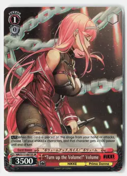 "Turn up the Volume!" Volume S117-E075S SR GODDESS OF VICTORY: NIKKE NM - Image 1