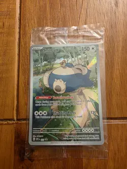 Pokemon TCG Snorlax 051 SV Scarlet & Violet 151 Promo Card Sealed - Image 1