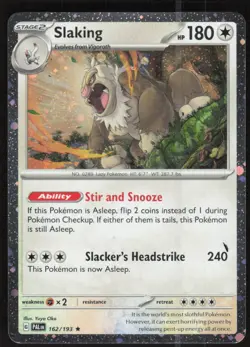 Slaking (Cosmos Holo) 162/193 Holo Miscellaneous Cards & Products Pokemon LP - Image 1