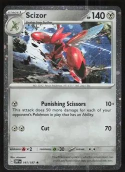 Scizor 141/197 Holo Promo Miscellaneous Cards & Products Pokemon Lightly Played - Image 1
