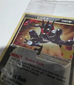 3x Greninja Gold Star SWSH144 Celebrations Card Sealed Black Star Promo - LP - Image 2
