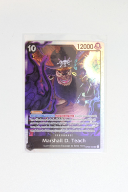 CARTE ONE PIECE CARD GAME MARSHALL D. TEACH OP09-093 SR - FR - Image 1