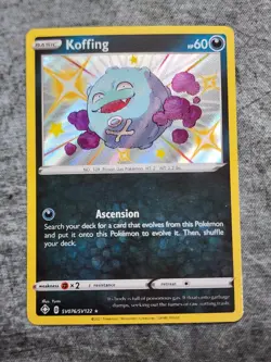 Koffing SV076/SV122 Shining Fates Shiny Vault Holo Pokemon TCG Card - Image 1